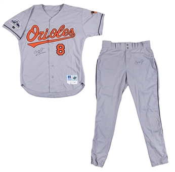 1998 Cal Ripken Jr. All-Star Game Used, Signed & Photo Matched Baltimore Orioles Uniform (Jersey & Pants) (Ripken LOA, Resolution Photomatching & Beckett)